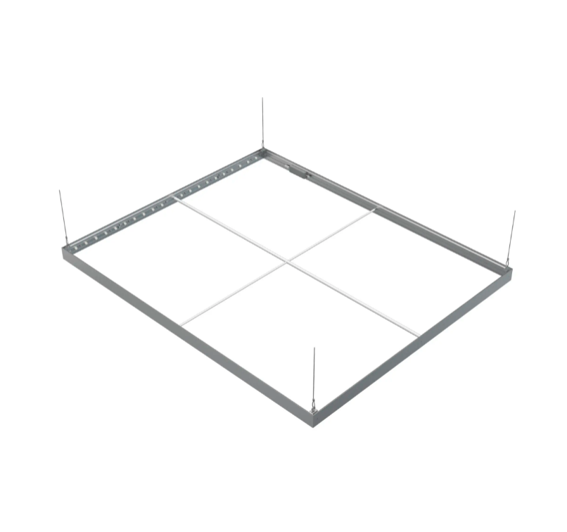 100404 ramme LED takramme for horisontalt takoppheng av strekkduk
