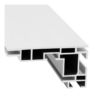 Prisgunstig LED-ramme med stretchduk for vegg | kantbelyst – 3 størrelser - Thumbnail Image 3