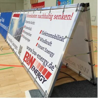 Mobilt bannersystem | enkeltsidig eller dobbeltsidig