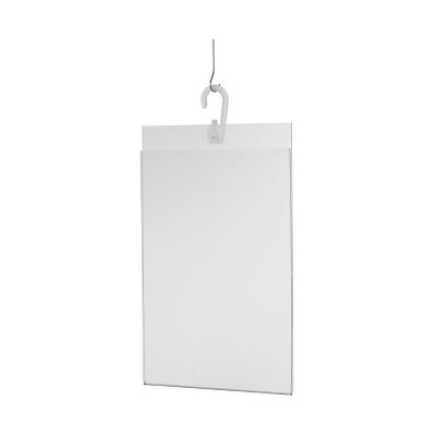 Plakatlomme i akryl med krok | Format A4 og A5