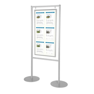 LED dobbeltsidig plakatholder | til format 6 x A4