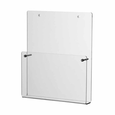Brosjyreholder designmodell | format stående A3, A4, A5 og 1/3 A4
