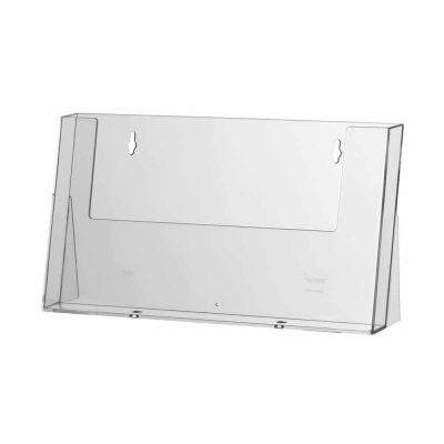 Brosjyreholder til bord og vegg | liggende format A4, A5 og 1/3 A4