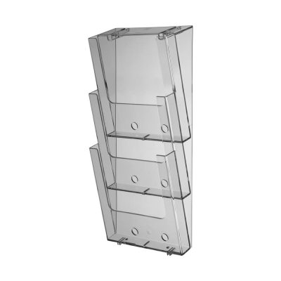 Brosjyreholder for vegg | format 3 x A4