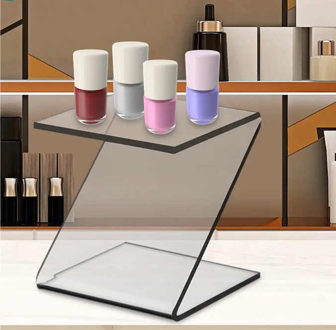 600314.2 Z-display Z-formet displaypodie i transparent akryl