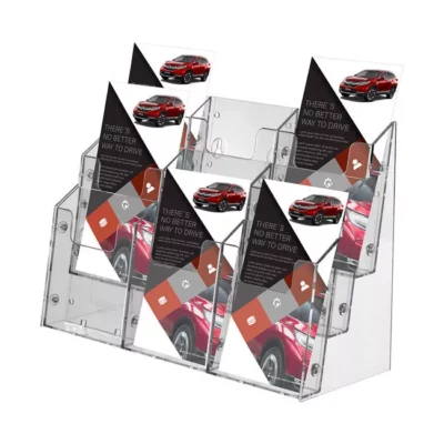Brosjyreholder Flexi | 6 kombinasjoner til format 1/3 A4
