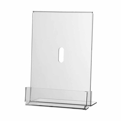 Brosjyreholder med plakatlomme | format A4, A5, A6 og 1/3 A4