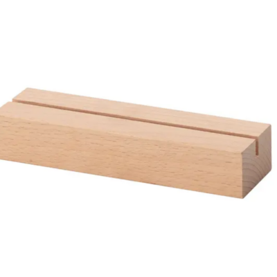 Trefot til menyholder i bøk | Lengde 210, 148 og 105 mm